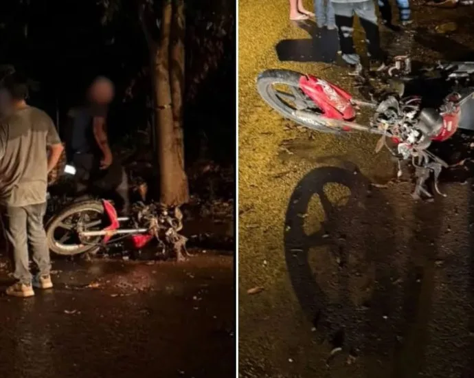 Motociclista sem CNH morre após acidente em Auriflama; filha de 12 anos ficou ferida