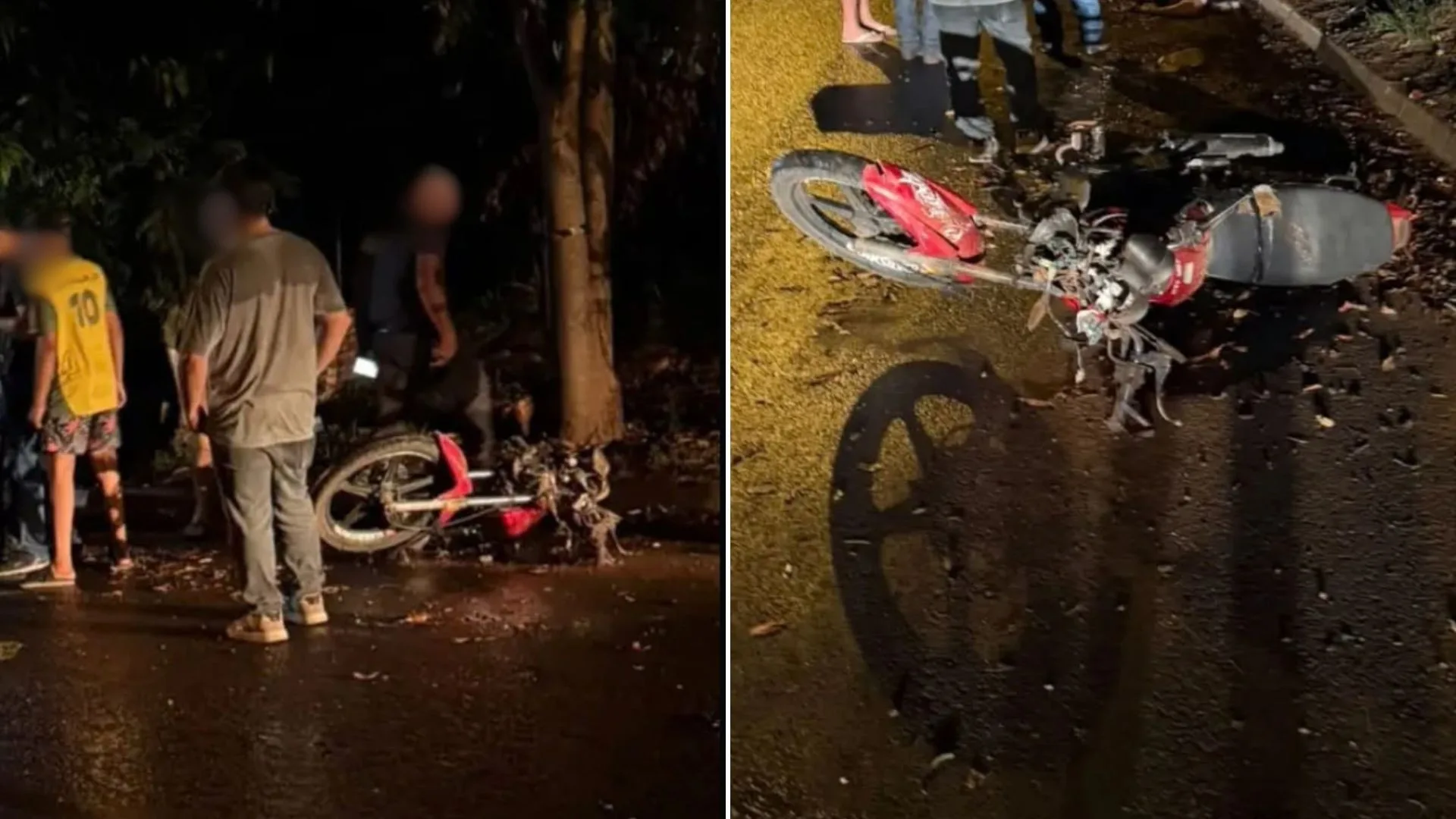 Motociclista sem CNH morre após acidente em Auriflama; filha de 12 anos ficou ferida