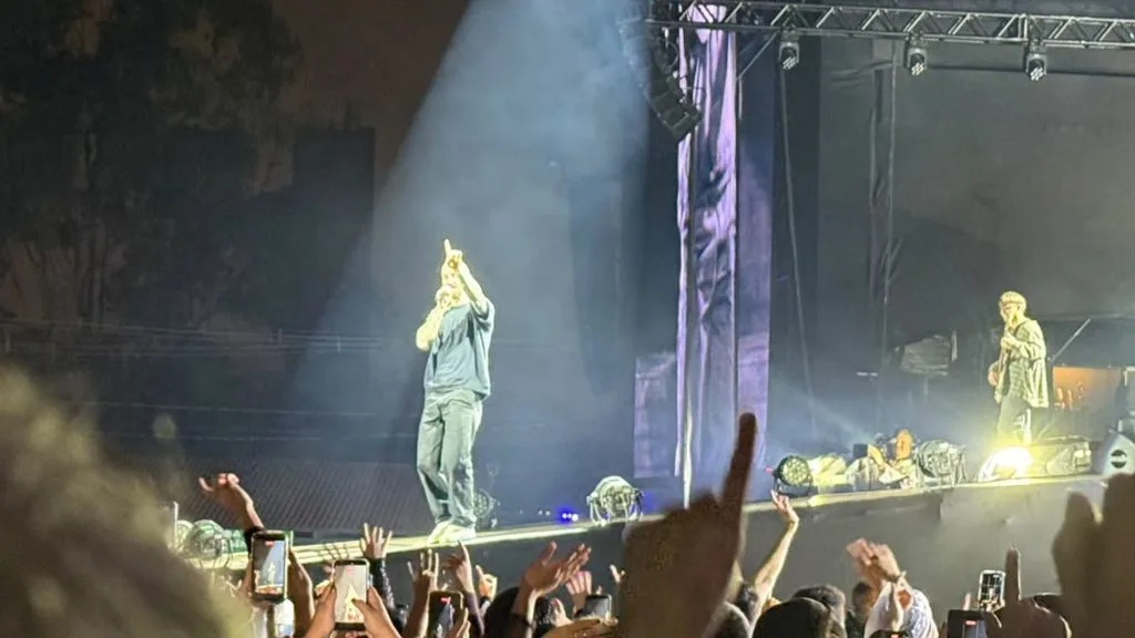 Maroon 5 em Rio Preto — Foto: Henrique Souza/g1