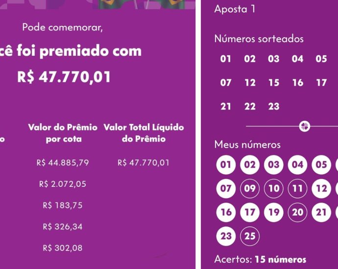 Grupo do interior de SP fatura prêmio da Lotofácil após ganhar na Mega-Sena
