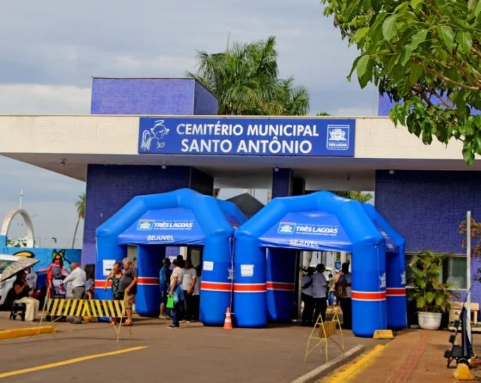 Três Lagoas abre inscrições para comércio no Cemitério Municipal