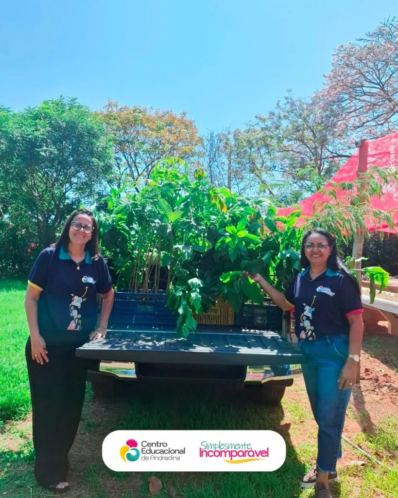Alunos da Educação Infantil do CEA realizam plantio de mudas na Fazenda Guanabara em Andradina - foto 4