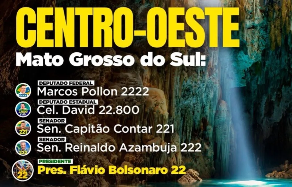 Eduardo Bolsonaro publica lista de apoio a candidatos e aponta Coronel David como seu deputado estadual em MS