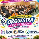 Orquestra da Casa da Cultura se apresenta sábado em Três Lagoas