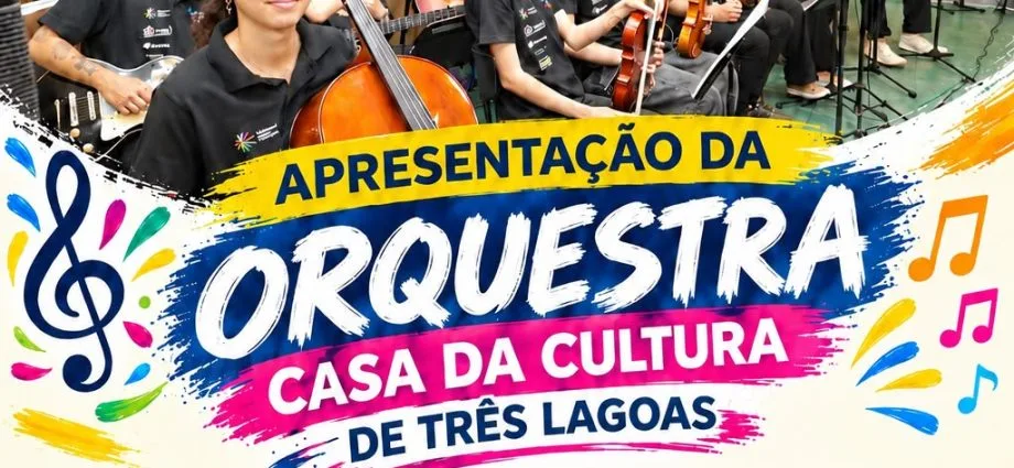 Orquestra da Casa da Cultura se apresenta sábado em Três Lagoas Orquestra da Casa da Cultura se apresenta sábado em Três Lagoas
