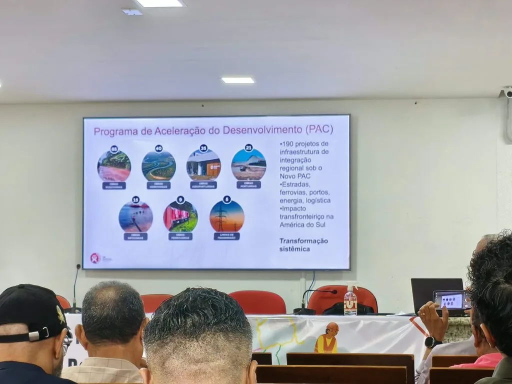 SINTIESPAV-MS participa de encontro nacional em Brasília sobre segurança do trabalho e integração sul-americana