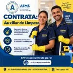 Vaga de auxiliar de limpeza é aberta pela AEMS em Três Lagoas