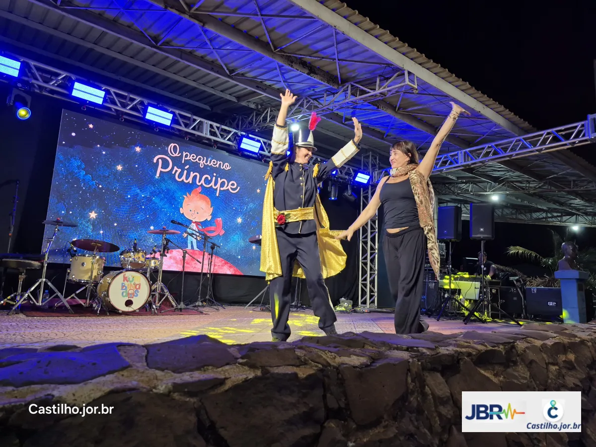 Espetáculo O Pequeno Príncipe na abertura da Semana Cultural de Castilho