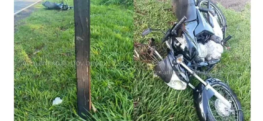 Motociclista morre após pneu traseiro estourar na SP-294, em Flórida Paulista Motociclista morre após pneu traseiro estourar na SP-294, em Flórida Paulista