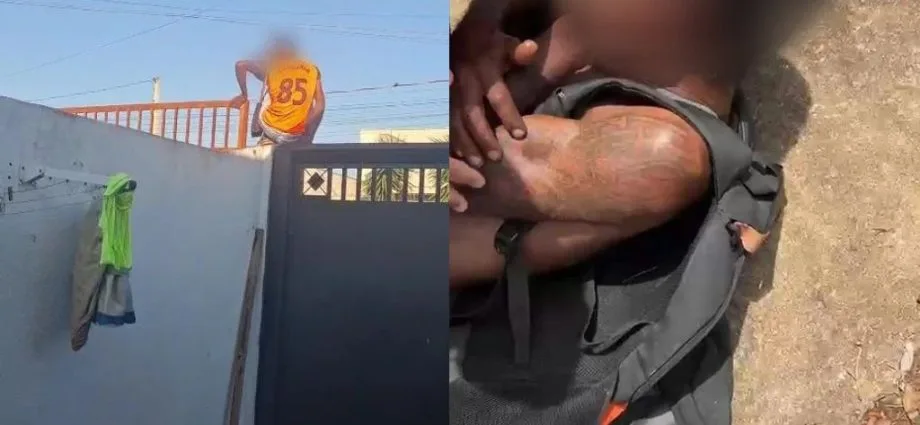 Suspeito de invadir casa é filmado e teria sido agredido em Três Lagoas Suspeito de invadir casa é filmado e teria sido agredido em Três Lagoas