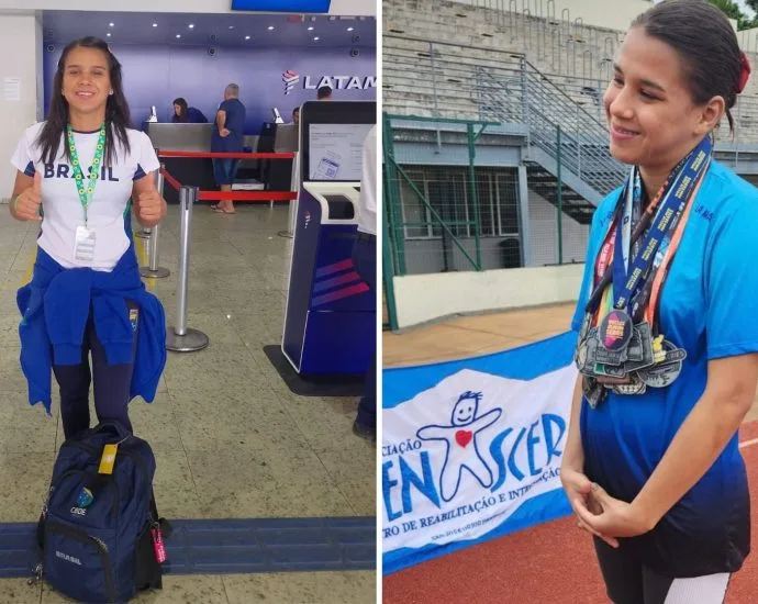Ana Beatriz Candeal vota pela 1ª vez em São José do Rio Preto